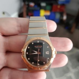 Rocos homage to omega automatic watch